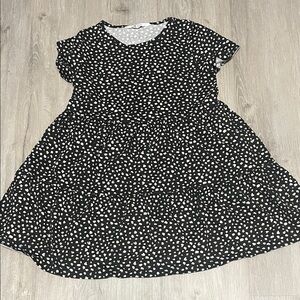 H&M Black and White Polka Dot Kids Dress